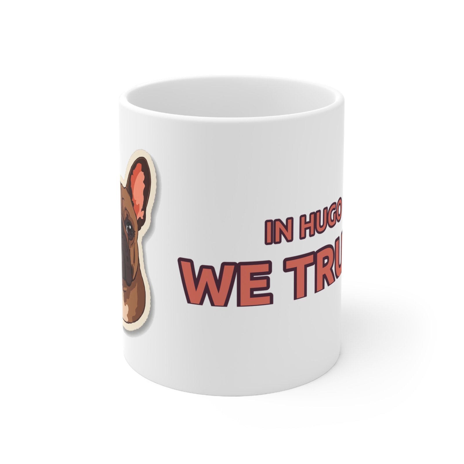 Hugo Approved Mug — front wraparound artwork view