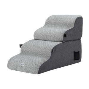 2-in-1 Foam Dog Stairs and Bed, Non-Slip Pet Steps