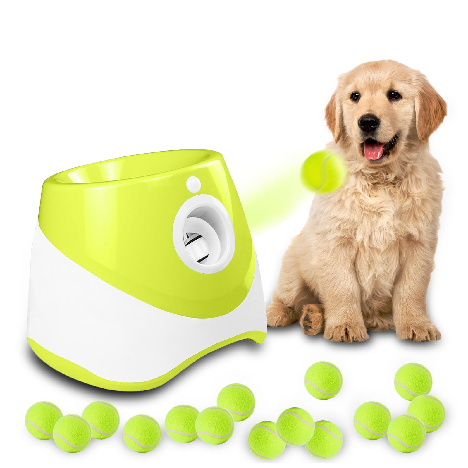 Automatic Ball Launcher for Small Dogs with 15 Mini Balls - Image 3