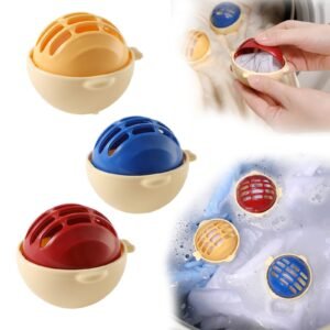 Reusable Pet Hair Remover Balls (3-Pack)
