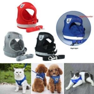 Adjustable Mesh Cat & Dog Harness