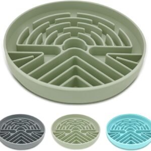 Slow Feeder Dog Bowl with Non-Slip Base