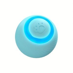 Interactive Rolling Cat Ball with LED Light (USB Rechargeable)