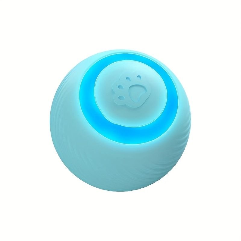 Interactive Rolling Cat Ball with LED Light (USB Rechargeable)