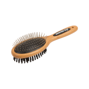 Bamboo Two-Sided Grooming Brush for Cats and Dogs