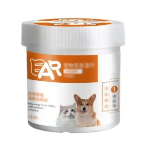 Pet Eye & Ear Cleaning Wipes for Cats & Dogs (130 Pack)