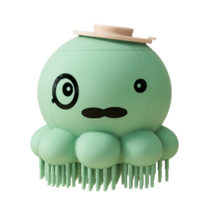 Silicone Pet Bath Brush with Shampoo Dispenser