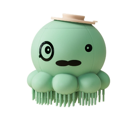 Silicone Pet Bath Brush with Shampoo Dispenser