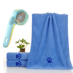 Silicone Bath Brush and Microfibre Drying Towel Set